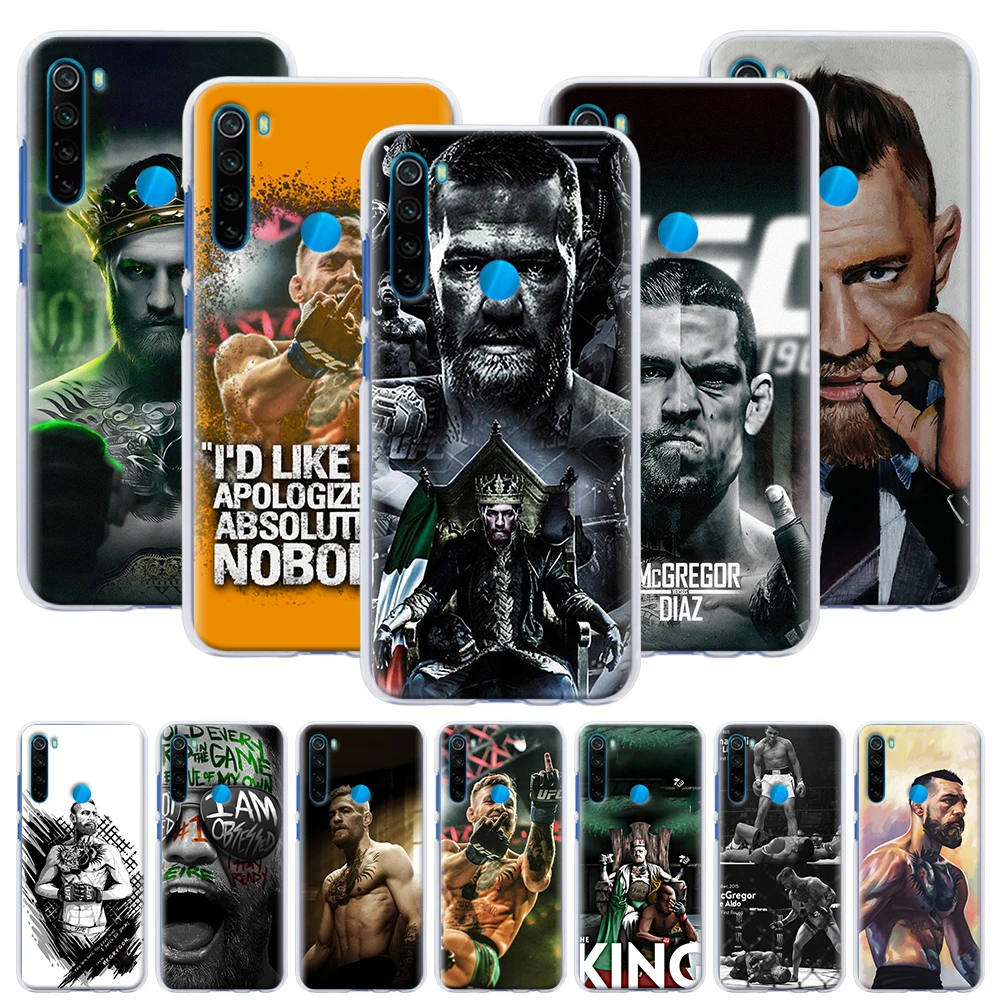 

Conor Mcgregor The King Phone Case for Xiaomi Redmi Note 6 7 8 8T 9S 9 Pro K30 K20 Pro 6A 7A 8A Hard Back Case Capa