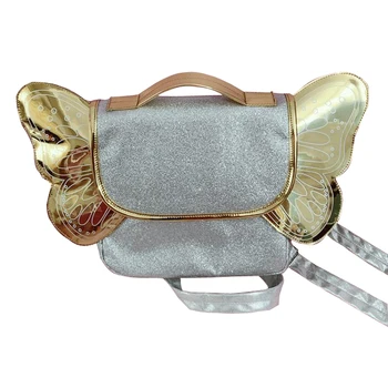 

50pcs/lot Cute Children's Backpacks Kids Gtisl Schoolbag Laser Butterfly Wings Glitter Mini Backpacks Prince
