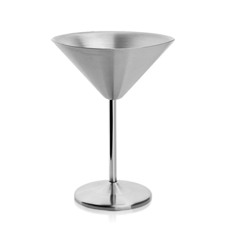  1 Pack Shatterproof Stainless Steel Material Martini Goblet Reusable Goblets Unbreakable Glasses Dishwasher Safe | Дом и сад