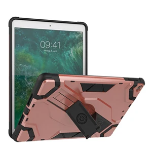Rose Gold Чехол для планшета для iPad 6-го поколения 9,7 дюймов сверхмощный Жесткий Чехол-подставка чехол для iPad 9,7 / с ремешком противоударный A20 - Цвет: Rose Gold
