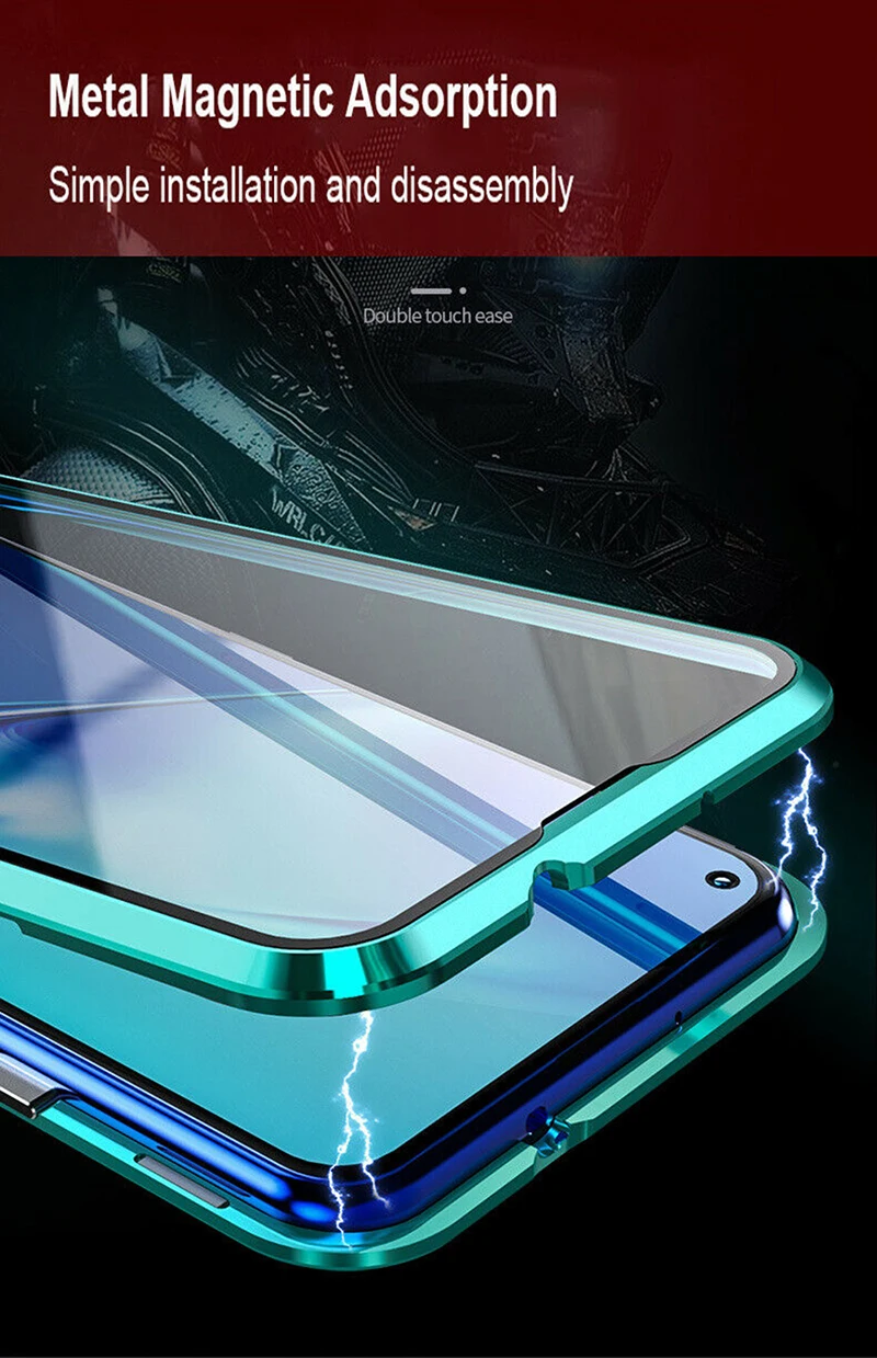 Двусторонний чехол с магнитной адсорбцией на 360 градусов для huawei P30 Lite Pro P20 Lite Pro Чехол для телефона