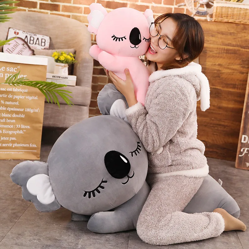 35-75cm Super Soft koala peluche peluche koala peluche cuscino abbraccio  cuscino per dormire per giocattoli grigio rosa regalo di compleanno -  AliExpress