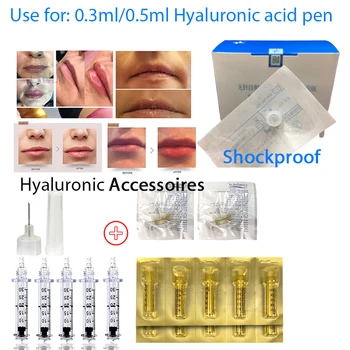 

0.3ml&0.5 ml ampoule syringe Shockproof for Hyaluronzuur pen Accessoires Non Invasieve Verstuiver meso gun Anti-fall protection