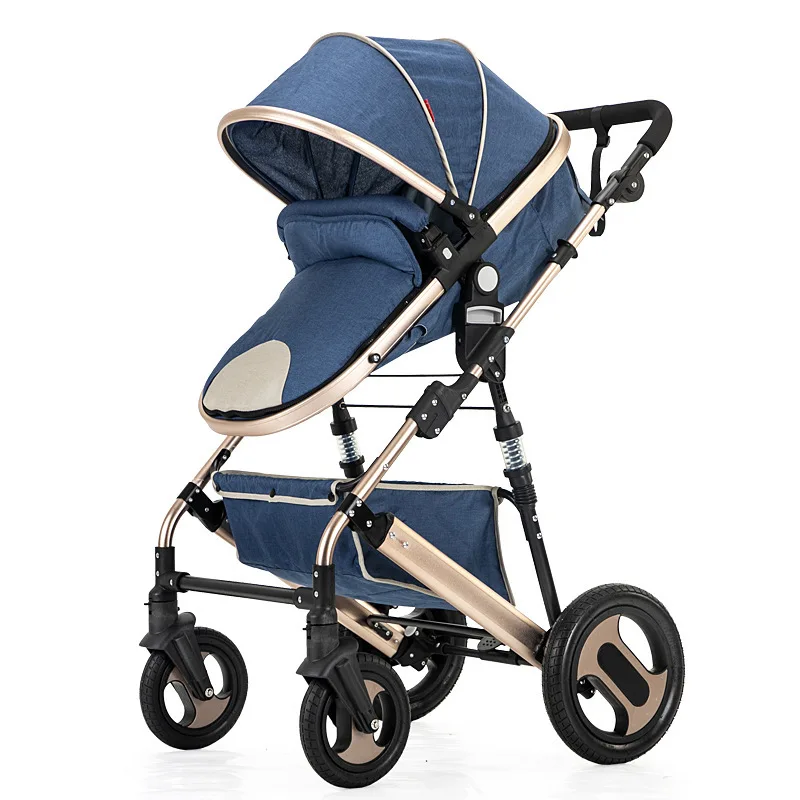 Baby Stroller  Multifunctional High Landscape Stroller baby buggy baby pram newborn baby trolley pushchai