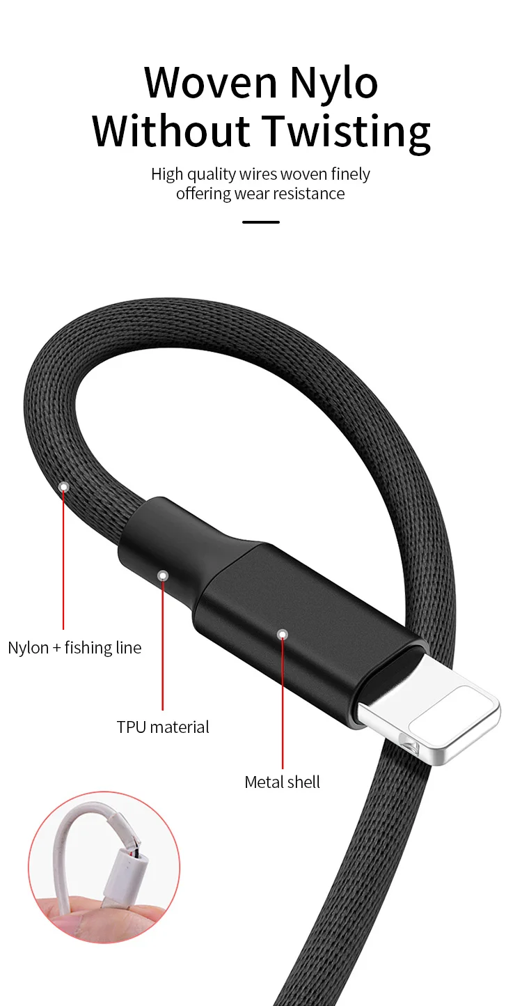 YBD 3 в 1 USB кабель для iPhone samsung Xiaomi мульти зарядное устройство для быстрой зарядки Micro USB кабель 2 в 1 мобильный телефон usb type C кабель