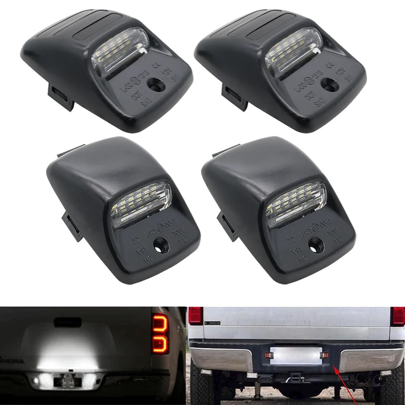 Красная светодиодная последовательная трубка) для Toyota Tacoma-Tundra 2005- Smd подсветка номерного знака