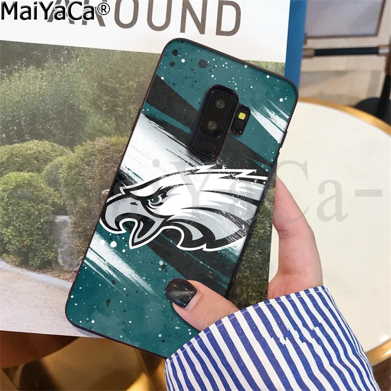 MaiYaCa Филадельфии орлы Новинка чехол для телефона Fundas Крышка для samsung S9 S9 плюс S10 S6 S6edge S10plus S7 S7edge S8 S8plus - Цвет: A2