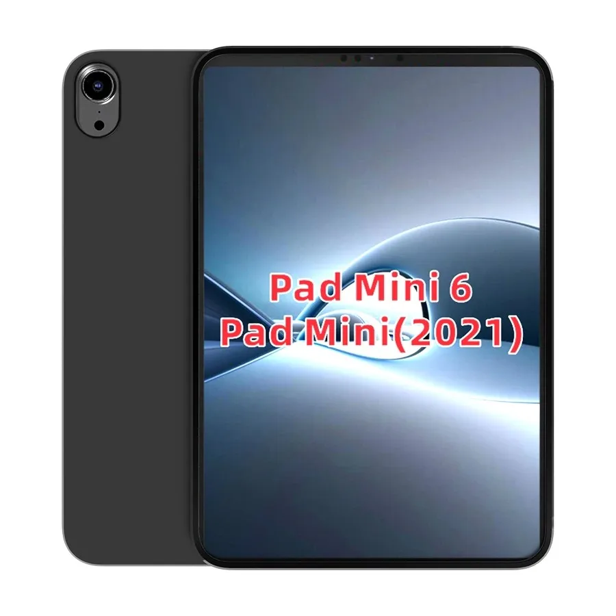 Чехлы для IPad Mini 6 новый черный матовый нескользящий Мягкий силиконовый чехол из