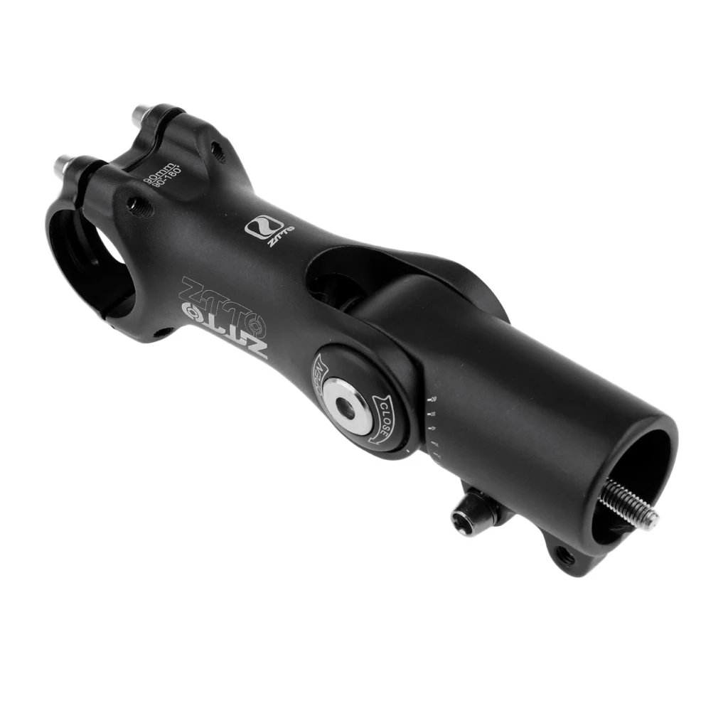 31.8 X 90mm Bicycle Stem Riser Angle Adjustable MTB Road Bike Handlebar Stem