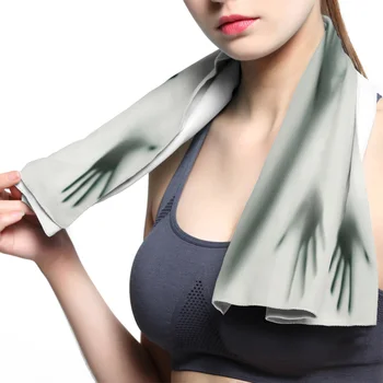 

Ghostly Horror Halloween Palm Face Towel Cooling ice Utility Instant Cozy Ice Cold for Running