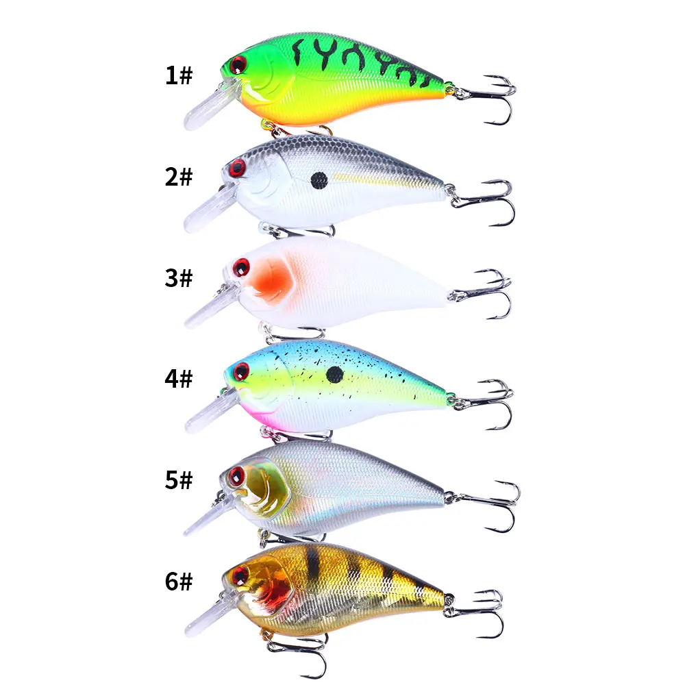 6 Appâts De Pêche Leurres De Surface Seasky - 2,5 Cm - Neufs
