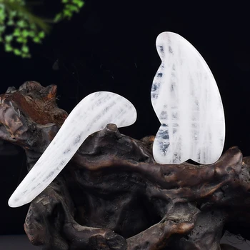 

Rock Quartz Gua Sha Scraping Board Scraper Massage Tool Natural Crystal Face Care Slimming Facial-Lifting Health Eye Beauty Skin
