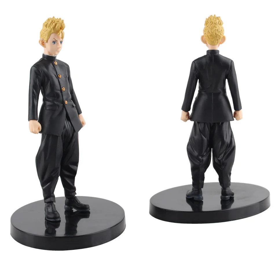 【Ready Stock】16CM Anime Tokyo Revengers Action Figure Manjiro Sano Chifuyu Matsuno Takemichi Hanagaki Figurine Manga