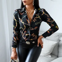 Shirt Spring Long-Sleeved-Top Trend Slim Tight-Fitting High-Waist Fashion Women Autumn