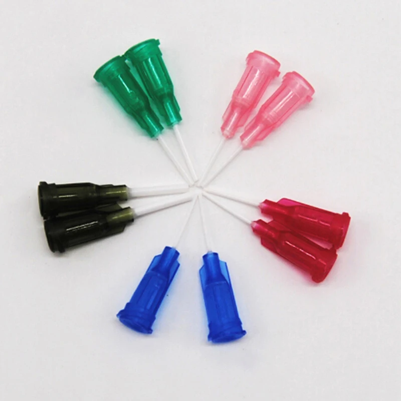 10pcs Dispensing Bayonet Needles Tips for Liquid Dispenser Syringe 16/18/19/20/21/22/23/24/25/27GA Gauge | Обустройство дома