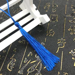 Set of Handmade Soft Craft Tassels with Loops for DIY and Jewelry Making (Tassel qian bao lan)