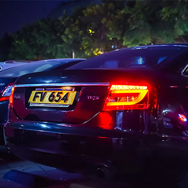 2 шт. DRL Задний сигнал багажника+ тормоз+ задний светодиодный задний фонарь для Audi A6 2005-08