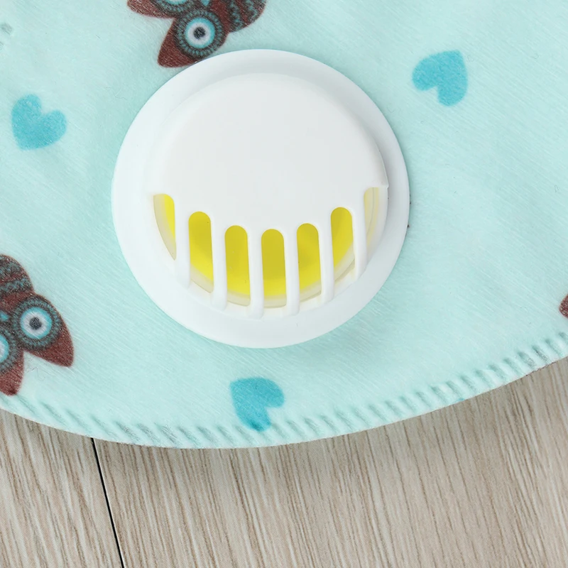 Респиратор, маски для лица, 2 шт., мультяшная детская РМ2. 5 маска для рта, Детская дыхательная маска с клапаном, дышащая маска против дымки, Пылезащитная маска для рта
