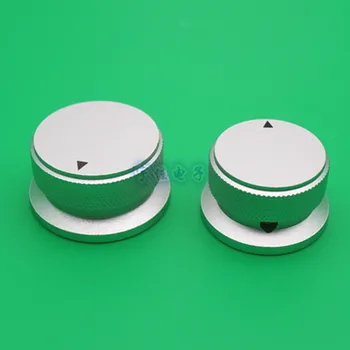 

1 Piece High-grade knurled all-aluminum solid knobs, sandblasted cap knobs, household appliance adjustment knob caps
