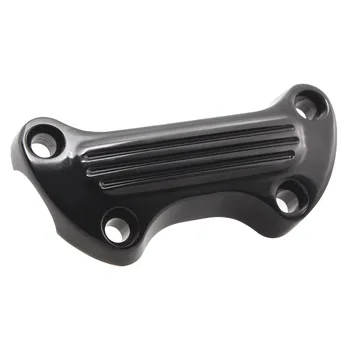 

Motorcycle Aluminum 1" Upper Handlebar Clamp Riser Custom Bar Shield Cover For Harley SPORTSTER Black