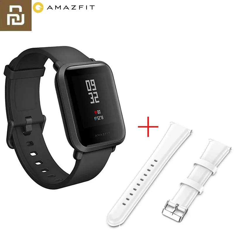 Xiaomi Mijia Amazfit Bip Смарт часы Bluetooth gps Спорт монитор сердечного ритма IP68 Водонепроницаемый напоминание о звонке приложение MiFit - Цвет: Style 10