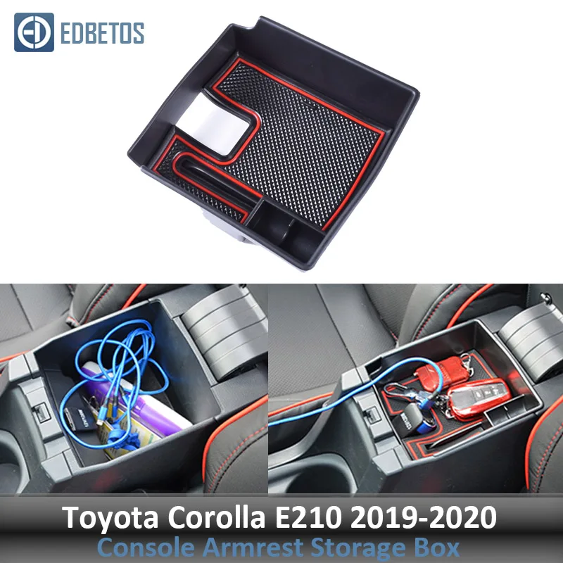 Центральная консоль Органайзер лоток для Corolla E210- подлокотник вторичный бардачок Corolla аксессуары контейнер держатель