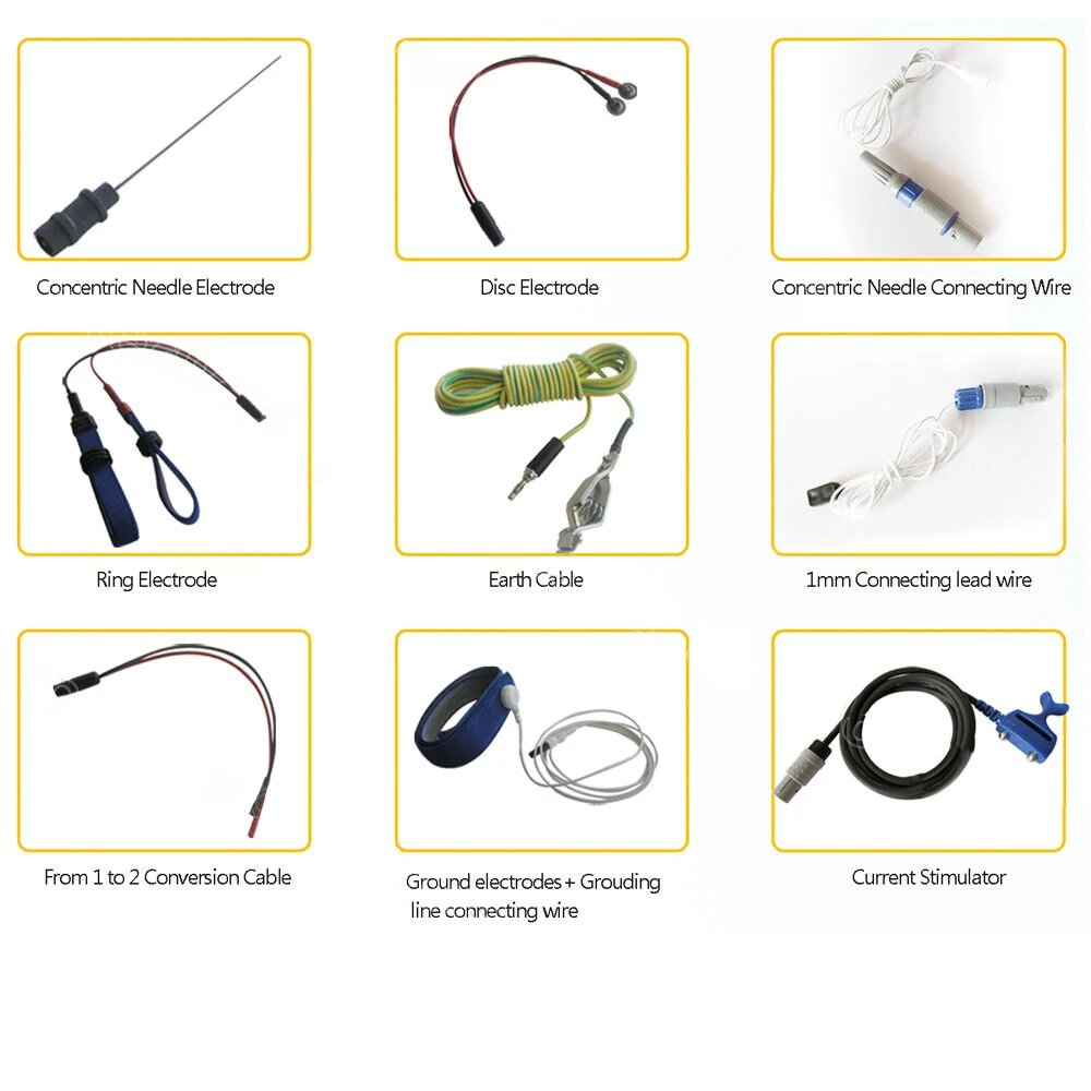 CMS6600B Portable EMG Machine Monitoring EP System PC Based 4-Channel Nerve Muscle Bioelectricity E