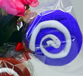 20 шт./лот леденец торт полотенце красочные конфеты креативный подарок полотенца хлопок красивое полотенце детский сад Свадьба подарок на день рождения - Цвет: purple