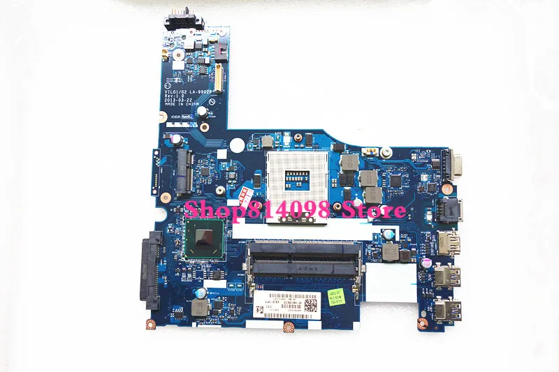 

VILG1 G2 LA-9902P For Lenovo G500S motherboard PGA989 DDR3 HM76 ( For I3 I5 I7 CPU ) 100% tested