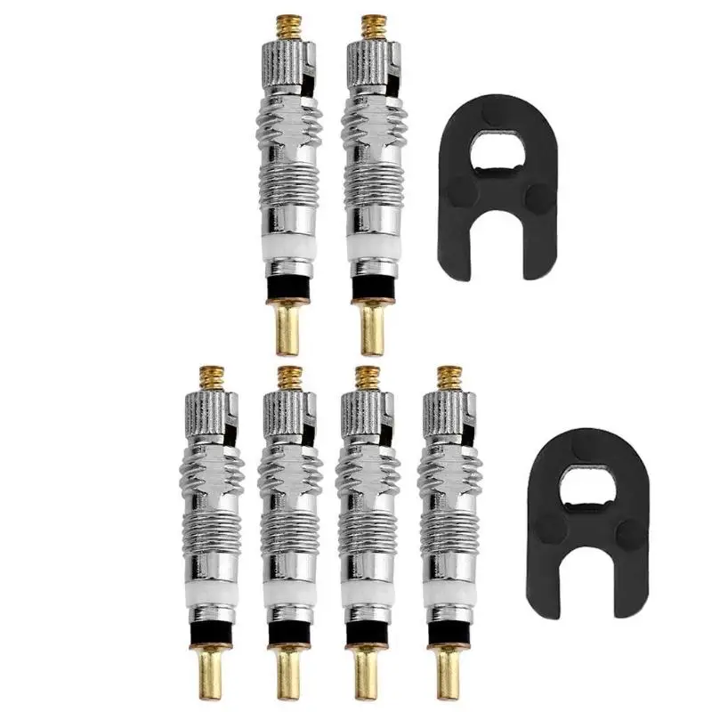 

French Presta Bicycle Tyre Bike Tire Valve Cores+ Valve Core Removal Tool