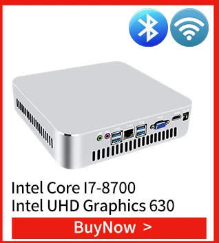 MSECORE I7 8700 GTX1050TI 4G Дискретная карта мини ПК Windows 10 HTPC неттоп barebone linux игровой настольный компьютер WiFi bluetooth