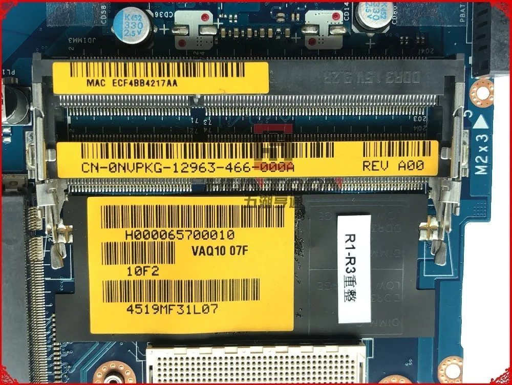 NVPKG для Dell Precision M4800 основная плата для ноутбука VAQ10 LA-9771P CN-0NVPKG HM87 PGA947 DDR3 полностью протестирована