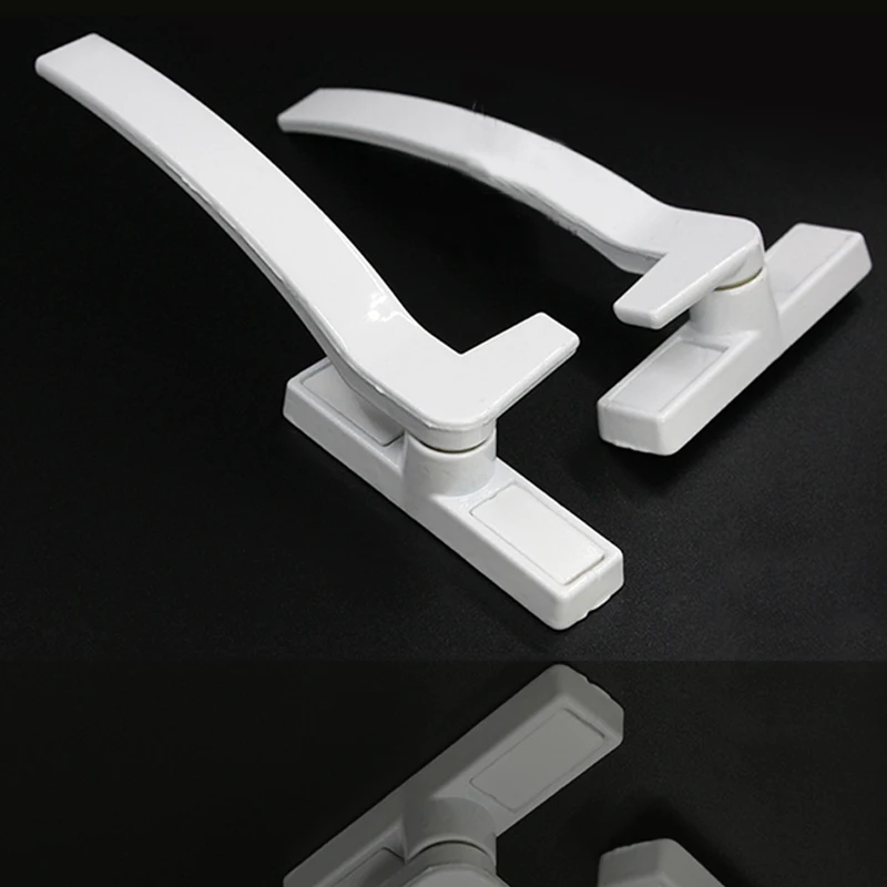 White Replacement Window Handles Right/ Hand Zinc Alloy Window Hardware Door Handle Security Lock Door Latch