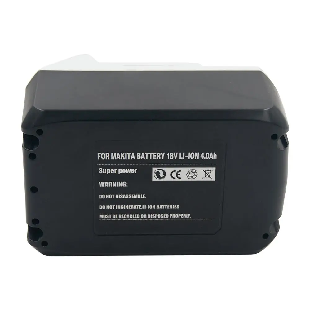 2 шт./лот BL1815G 18V 4000mAh литиево-ионная аккумуляторная Мощность инструменты Перезаряжаемые Замена Батарея для Makita CXT BL1813G BL1811G ML187