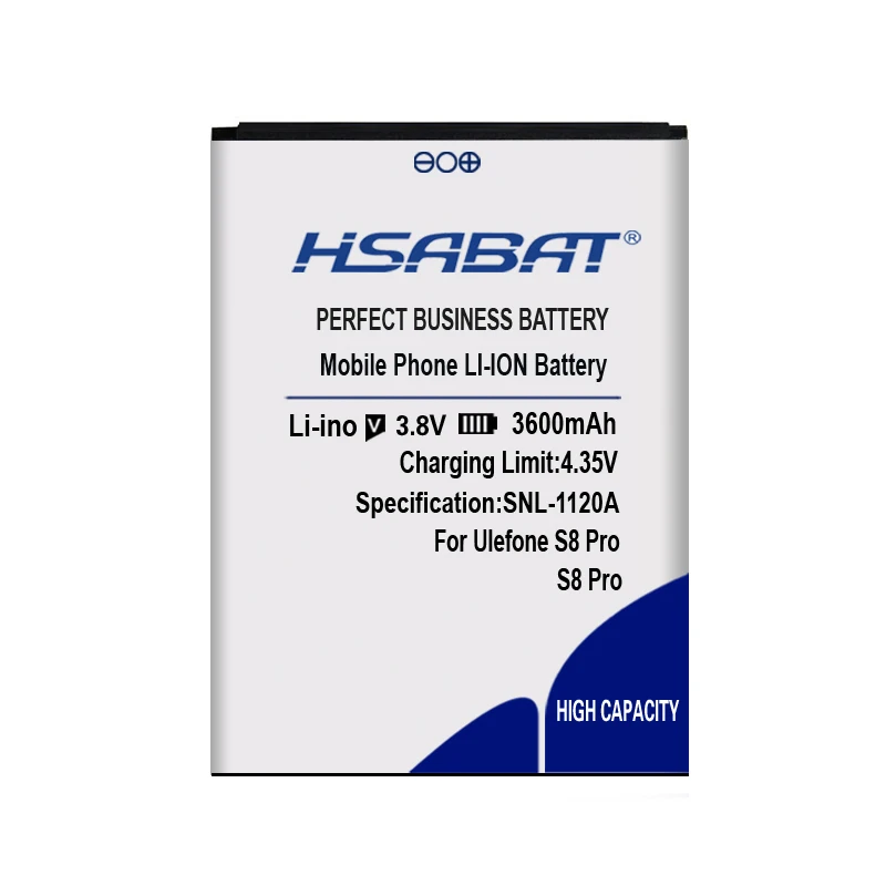 HSABAT Топ бренд Новинка 3600 мАч батарея для Ulefone S8 S8 Pro 5,3 дюймов MTK6737 MTK6580