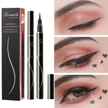 Водостойкая черная жидкая подводка для глаз, карандаш для глаз, стойкий карандаш для глаз, жидкая подводка для глаз, ручка для макияжа, гладкая, быстросохнущая косметика для глаз