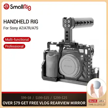 

SmallRig A7/A7R/A7S Camera Cage+Handgrip Top Handle+HDMI Cable Clamp Accessories Kit For Sony A7/A7R/A7S Cage -2010