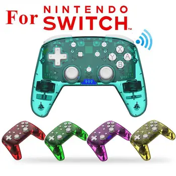 

HobbyLane Bluetooth Game Controller Dual Motor Powerful Vibration Mode Bluetooth Gamepad for Switch Pro d43