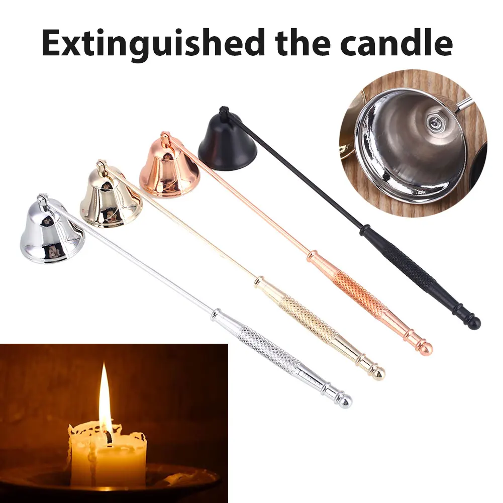 

Candle Snuffer Bell Shape Wedding Candle Extinguisher Candle Stainless Steel Silvery/Rose Gold/Golden/Black Accessories Banquet