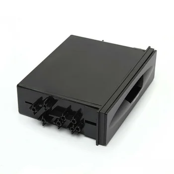 

CD Player Car storage box Black Interior Organizer Tray Accessories Single Layer Pocket