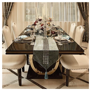 

high end luxury handmade dinner table dinner set
