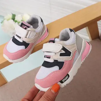 

Apring Autumn Kids Shoes Baby Boys Girls Children's Casual Sneakers Breathable Soft Running Sports Shoes Size 21-30 A615