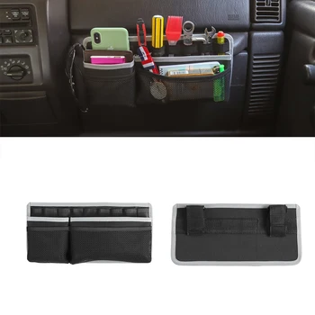

Co-Pilot Center Console Storage Bag for Jeep Wrangler CJ YJ TJ LJ JK JKU JL JLU JT 2/4 Door Car Interior Accessories ABS Gray