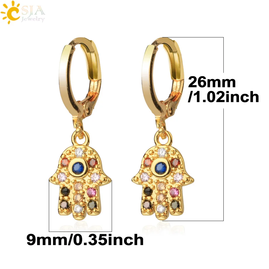 Женские серьги рыбки цвета CSJA браслет со слоном золотистого в виде слона с