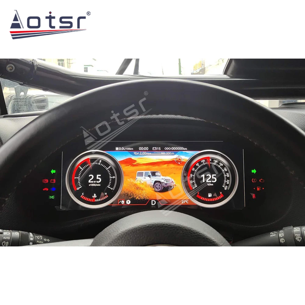 US $931.29 For Jeep Wrangler 3 JK 2010 Car LCD Cluster Instrument Multimedia Dashboard Modification Android GPS Navigation Player