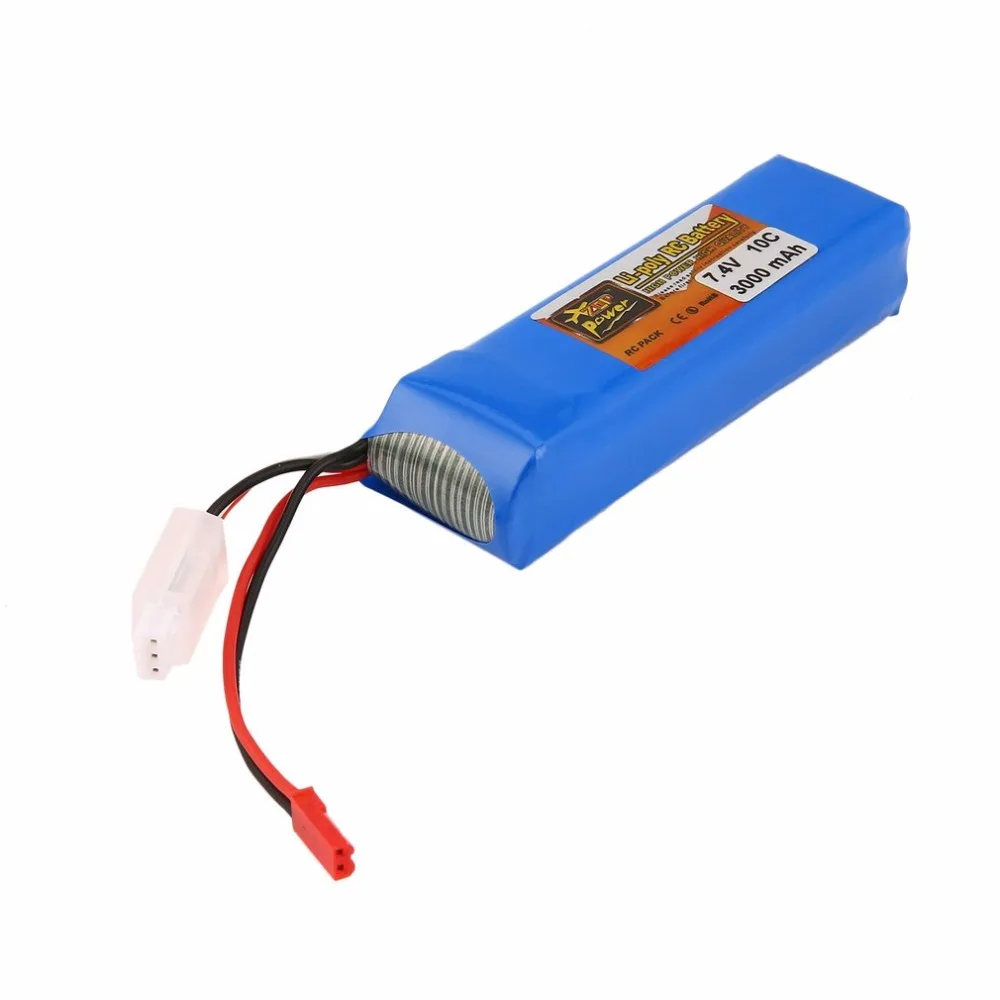

New Rechargeable Battery Li-poly Remote Control Battery 7.4V 3000mAh 10C Upgrade RC Battery for Transmitter Toys Accessories