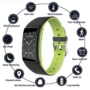 

Smart Band Color Screen Heart Rate Monitor Fitness Bracelet Electronic Health Wristband All-in-One Activity Tracker Smart Watch