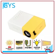 

Projector Pro LED Mini Projector 480x272 Pixels Supports 1080P HDMI USB Audio Portable Home Media Video Player