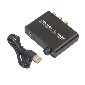 

Audio Digital Converter Adapter 5.1CH For DTS AC3 To 2.0CH DAC Optical Coaxial To RCA 3.5mm Audio Digital Converter
