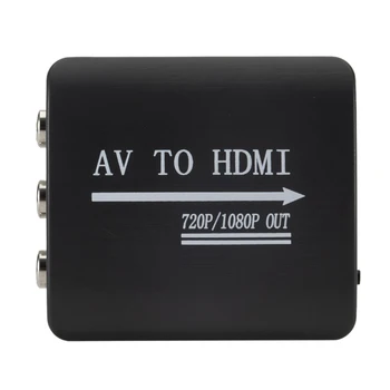 

AV To HDMI With USB Cable Professional Mini Accessories 3D Compensation Adapter For TV HD Converter Home Video Low Power Audio